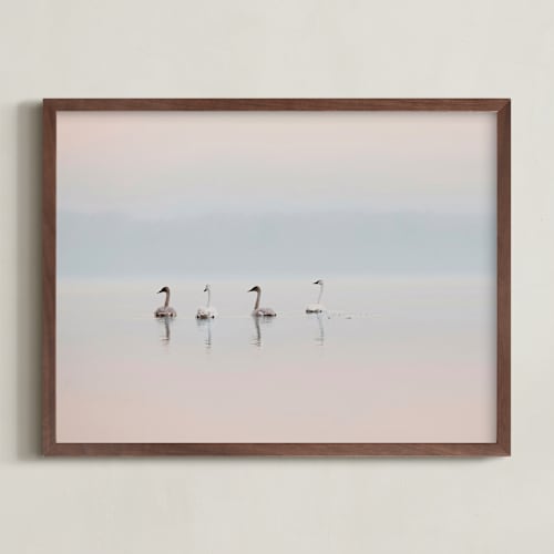 This is a blush pink art by Corrina Reid called sunrise quartet