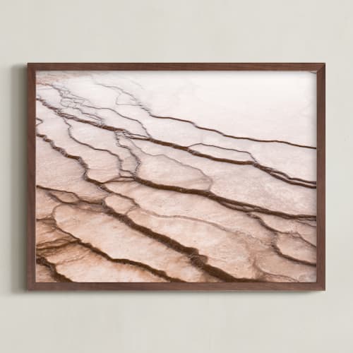 This is a travertine art by Heather Deffense called terrestrial