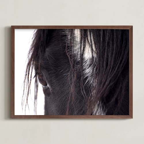 This is a wild black art by Leslie Le Coq called bucker
