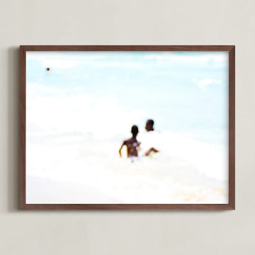 This is a blurry beach art by Tal Paz-Fridman called here and now no. 5