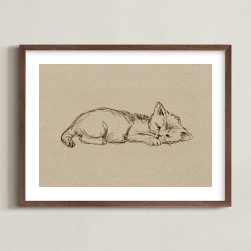 This is a sand nursery wall art with standard by Paola Benenati called sleep companions 1