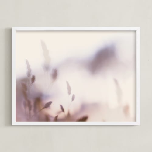 This is a dusty mauve art by Grzegorz Drachal called dusk nostalgia