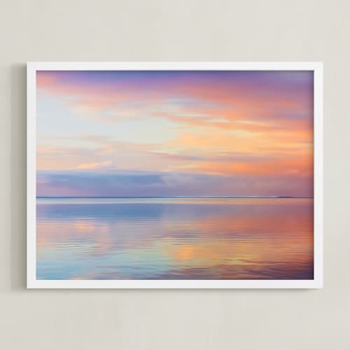 This is a sunrise pastels art with standard by Zemina Zaferakis called across the reef