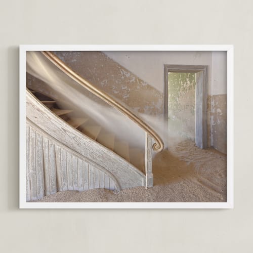 This is a sand art with standard by Gabrial Reising called reclamation i