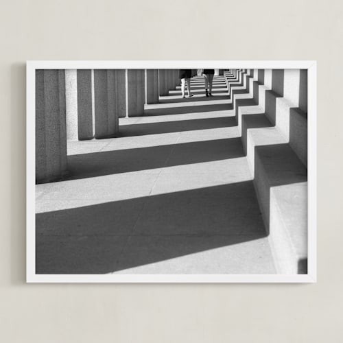 This is a black & white art by Dawn Smith called light and shadows