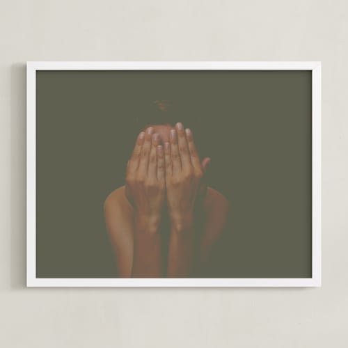 This is a umber art by Maja Cunningham called i don't like my picture taken