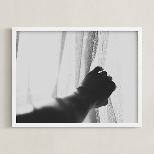 This is a black and white art by Catherine Culvenor called let the light in