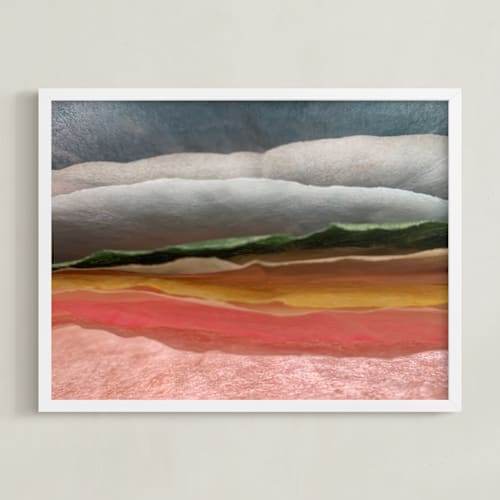 This is a multicolor art by Karen Kardatzke called the sun shines again