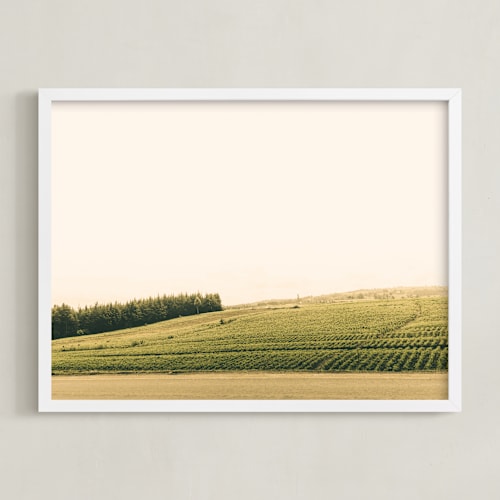 This is a creamy white art by David Michuki called the harvest