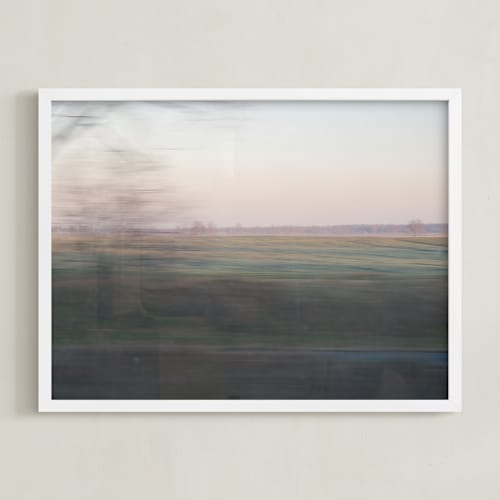 This is a dawn art with standard by lulu and isabelle called dawn on the go