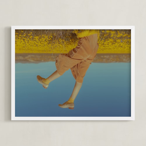 This is a mustard art by Jacob Loafman called falling