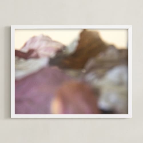 This is a mauve art by Jenna Holcomb called desert highway