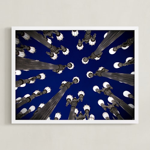 This is a midnight art with standard by Jessica Cheney called the lighthouse