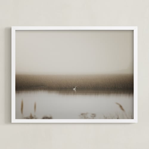 This is a wetland art with standard by Lucia Coppola called fragile equilibrium