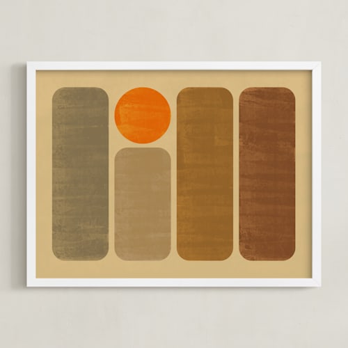 This is a sunset art by Yohaku Oshima called safari night