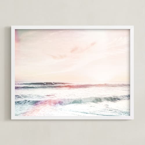 This is a bleached art by Kamala Nahas called beach affect