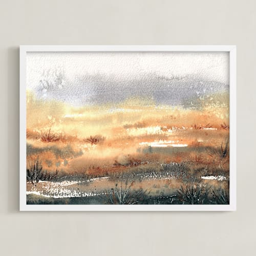 This is a earthy brown art by Samantha Tang called dance to your own intuition