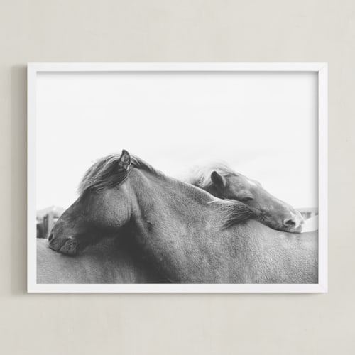 This is a steel grey art by Alicia Abla called always