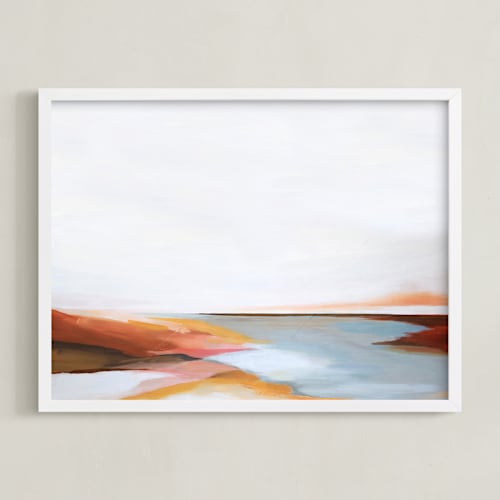 This is a rust art with standard by Mya Bessette called tidal flats