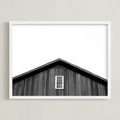 This is a barn black art by K.Short called barn betty