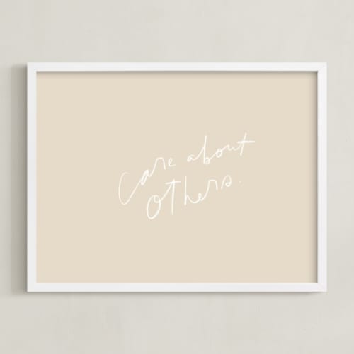 This is a beige art by Marabou Design called obligation