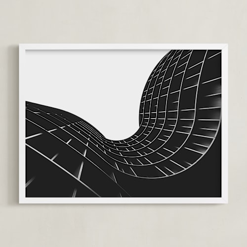 This is a copenhagen gray art by Kate Baird called linjer 1