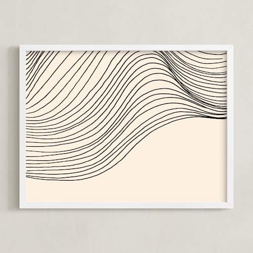 This is a ink art with standard by Jayne Alfieri called riders curl 2