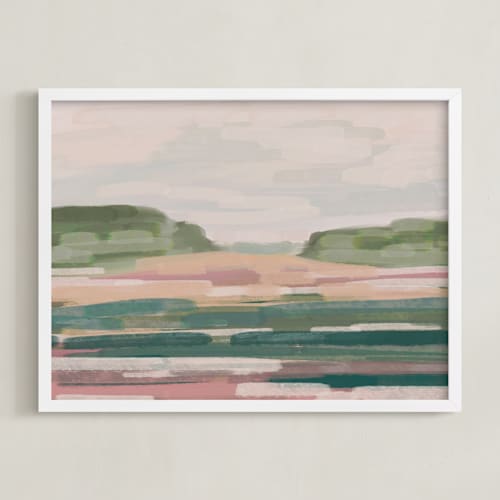 This is a natural art by Brooke Drake called between the hills
