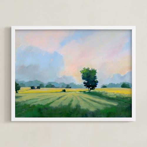This is a summer sky art with standard by Stephanie Goos Johnson called far fields