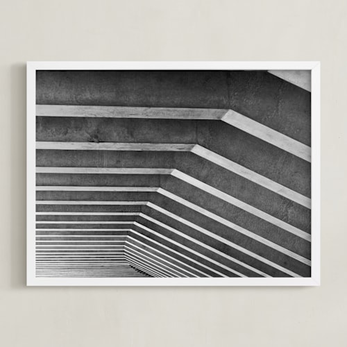 This is a cement gray art by Krissy Bengtson called light and shadow