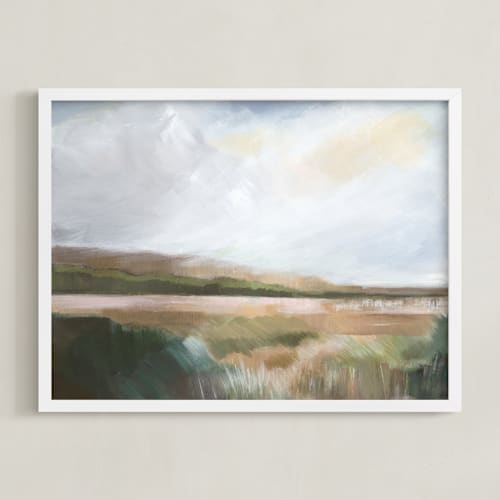 This is a hazy green art with standard by AlisonJerry called early afternoon haze