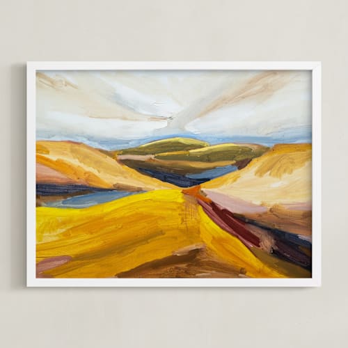 This is a golden art by Molly Mansfield called propitious