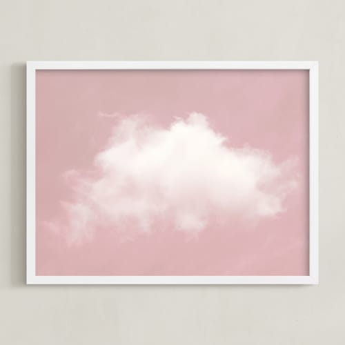 This is a blush art by Tania Medeiros called cloud in the sky