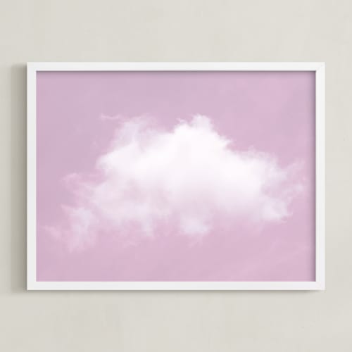 This is a lilac art by Tania Medeiros called cloud in the sky