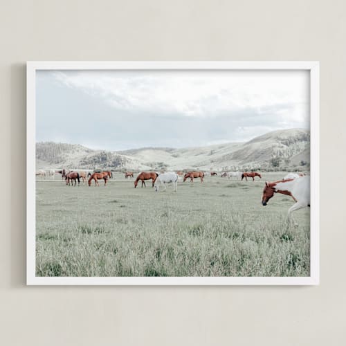 This is a breezy art by Sara Hicks Malone called wander