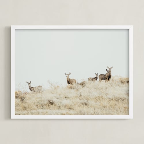 This is a beige art with standard by Jennifer Morrow called watchful