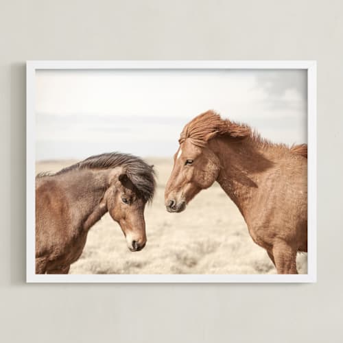 This is a tan brown art by Irene Suchocki called bff