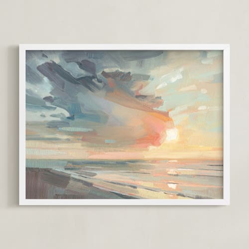This is a blush art by Khara Ledonne called take off your cloud, stay a while