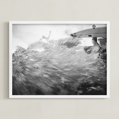 This is a ocean noir art by Tania Medeiros called tides of motion