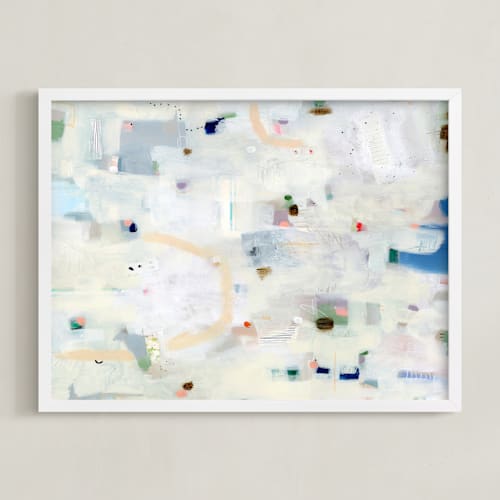 This is a denim art with standard by Lindsay Megahed called parcel