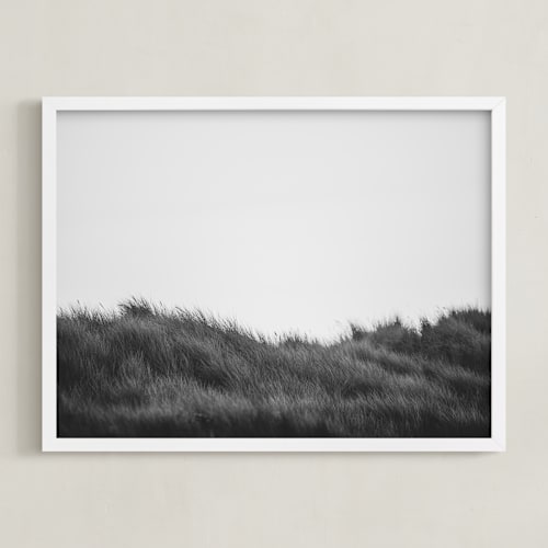 This is a black and white art by Crystal Lynn Collins called winter dunes