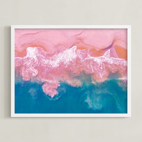 This is a ocean art by Shari Margolin called marbleization