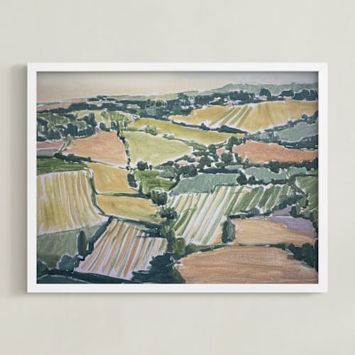 This is a vineyard art by Alysia Quisenberry called color fields