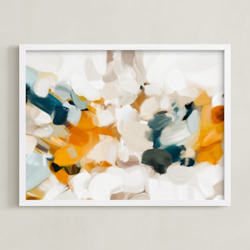 This is a navy blue art by Parima Studio called alongside