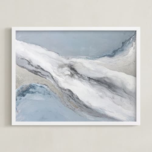 This is a soft blue art by Julia Contacessi called muse