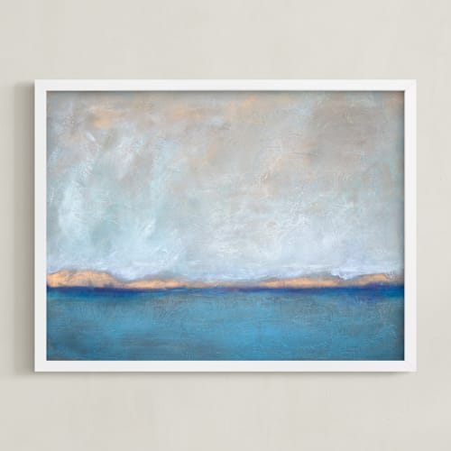This is a soft sea art with standard by Julia Contacessi called linen coast
