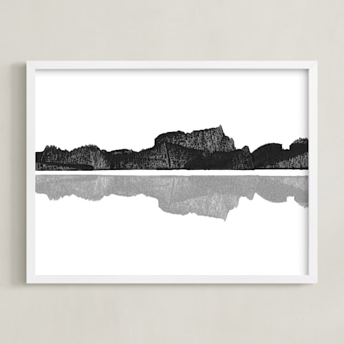 This is a ink art with standard by MinimalType called mirror image