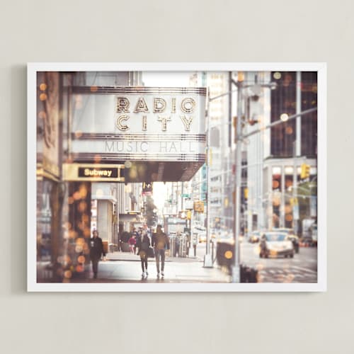 This is a color art with standard by 1885 Atelier called radio city dream