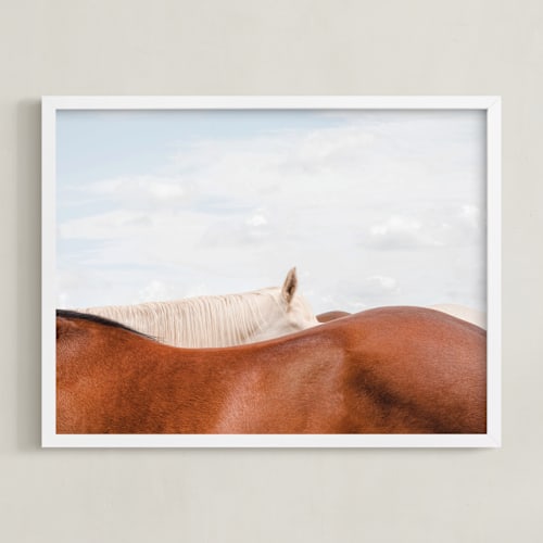 This is a big sky art by Sara Hicks Malone called peekaboo ii