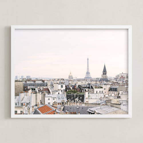 This is a hazy gray art by Annie Montgomery called french dreams